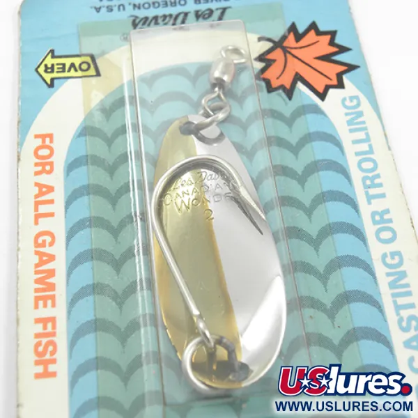 Other Les Davis Canadian Wonder, нікель/золото, 7 г, блесна коливалка (колебалка) #1884