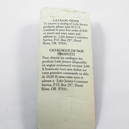 Luhr Jensen Krocodile DIE #3, нікель, 10 г, блесна коливалка (колебалка) #1887