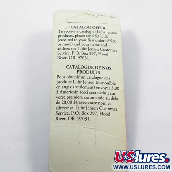 Luhr Jensen Krocodile DIE #3, нікель, 10 г, блесна коливалка (колебалка) #1887