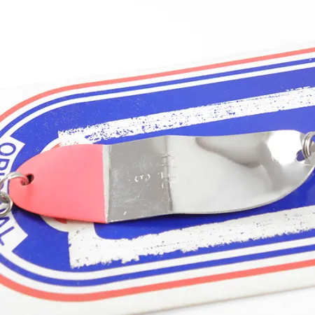 Shoff's Freak 3, нікель/червоний, 9 г, блесна коливалка (колебалка) #1893