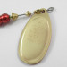  Mepps Aglia Platinum 4, червоний/латунь, 9 г, блешня оберталка (вертушка) #1902
