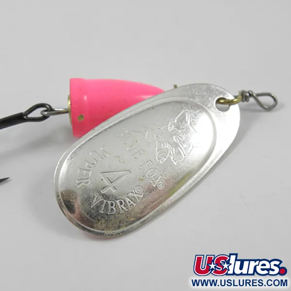  Blue Fox Super Vibrax 4, срібло/рожевий, 10,5 г, блешня оберталка (вертушка) #1903