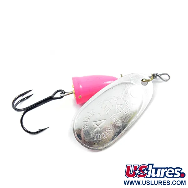  Blue Fox Super Vibrax 4, срібло/рожевий, 10,5 г, блешня оберталка (вертушка) #1903