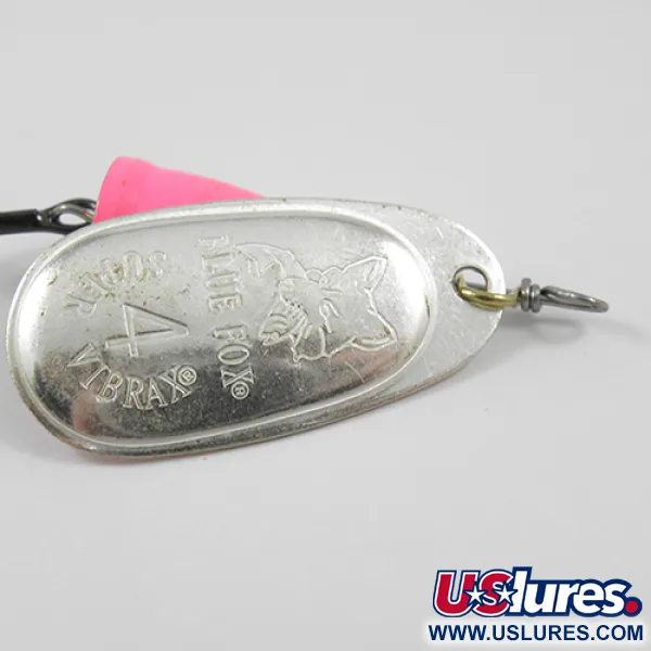  Blue Fox Super Vibrax 4 1916, срібло/рожевий, 10,5 г, блешня оберталка (вертушка) #1916