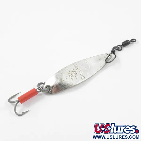  Mepps Syclops 00, срібло/червоний, 4,5 г, блесна коливалка (колебалка) #1918