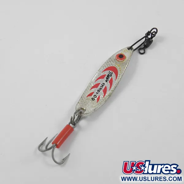  Mepps Syclops 00, срібло/червоний, 4,5 г, блесна коливалка (колебалка) #1918