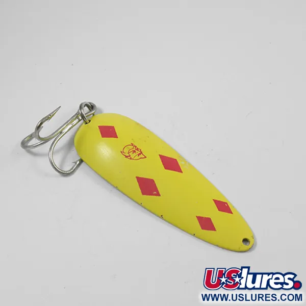 Eppinger Dardevle, Five of diamonds (червоний/жовтий/латунь), 28 г, блесна коливалка (колебалка) #1950