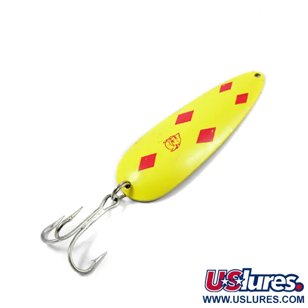 Eppinger Dardevle, Five of diamonds (червоний/жовтий/латунь), 28 г, блесна коливалка (колебалка) #1950