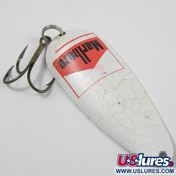 Unknown Marlboro, білий перламутр/нікель, 16 г, блесна коливалка (колебалка) #1964