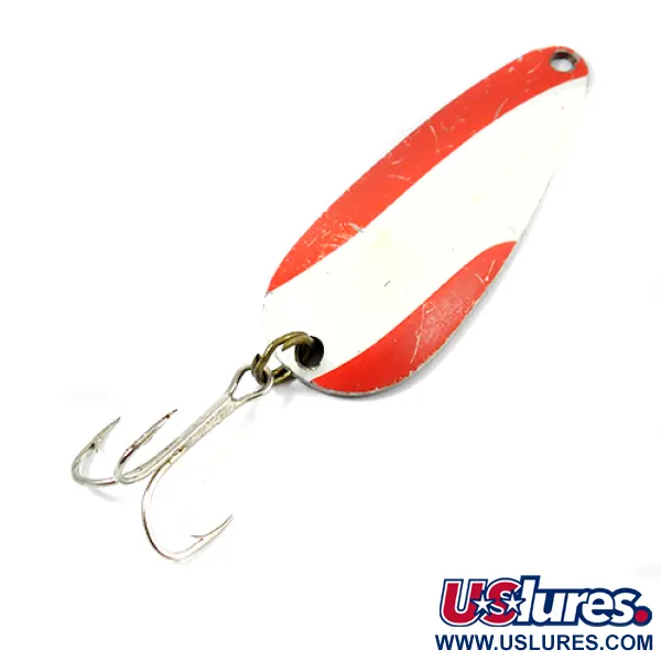  Nebco Flashbait 266, червоний/білий/нікель, 10 г, блесна коливалка (колебалка) #1972