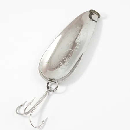 Nebco Flashbait 166, карбований нікель, 14 г, блесна коливалка (колебалка) #1975