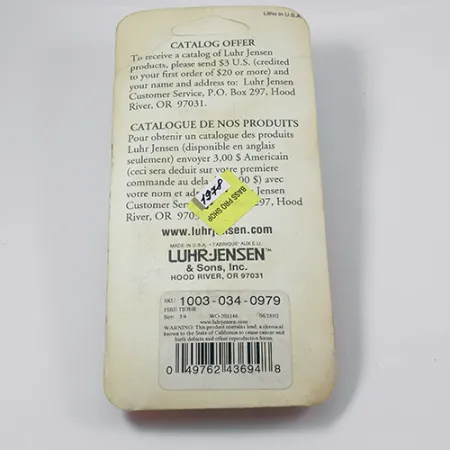 Luhr Jensen Krocodile DIE #5, Fire Tiger, 21 г, блесна коливалка (колебалка) #1978