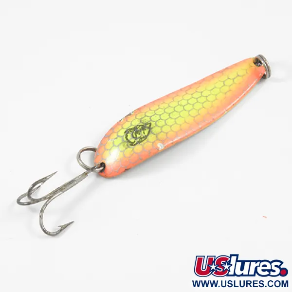 Eppinger Dardevle Cop-E-Cat 7400, жовтий/помаранчевий/нікель, 14 г, блесна коливалка (колебалка) #1982