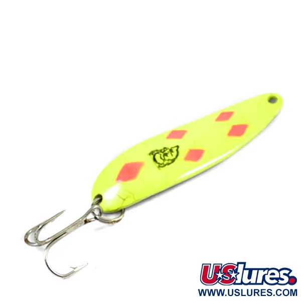 Eppinger Dardevle Cop-E-Cat 7400, Five of Diamonds (жовтий/червоний/нікель), 14 г, блесна коливалка (колебалка) #1988