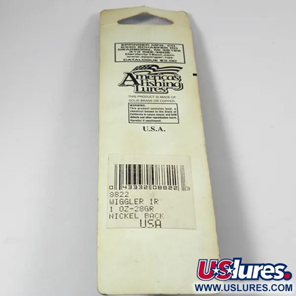 Eppinger Red Eye Wiggler, нікель/червоні очі, 28 г, блесна коливалка (колебалка) #1999