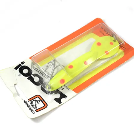 Luhr Jensen Loco 5, жовтий/червоний, 28 г, блесна коливалка (колебалка) #2000