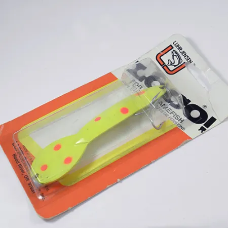 Luhr Jensen Loco 5, жовтий/червоний, 28 г, блесна коливалка (колебалка) #2000