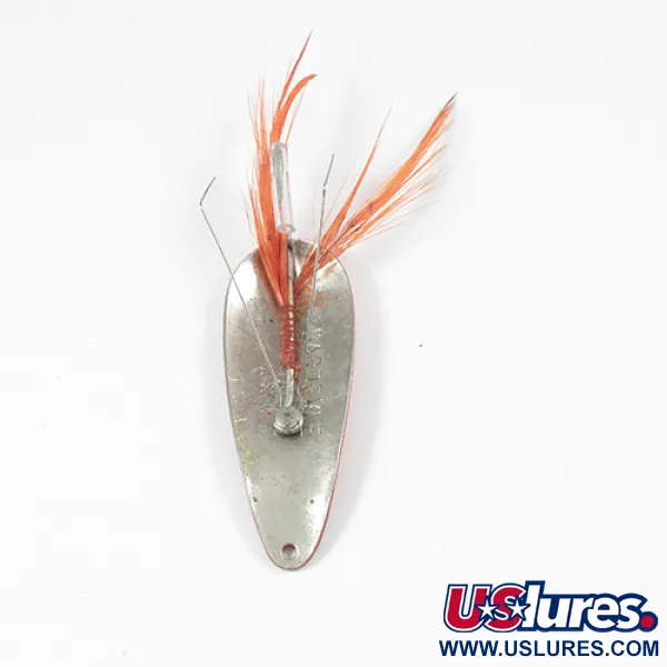 Eppinger Незачіпляйка Dardevle Imp Feathered (незачіпляйка), яскравий рожевий/нікель, 11 г, блесна коливалка (колебалка) #2009