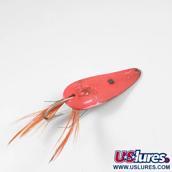 Eppinger Незачіпляйка Dardevle Imp Feathered (незачіпляйка), яскравий рожевий/нікель, 11 г, блесна коливалка (колебалка) #2009