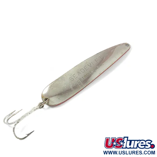 Eppinger Dardevle Seadevlet, нікель/червоний/білий, 40 г, блесна коливалка (колебалка) #2015