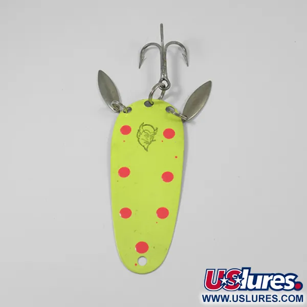 Eppinger Dardevle Sagamore JT Buel, жовтий/червоний/нікель, 12 г, блесна коливалка (колебалка) #2016