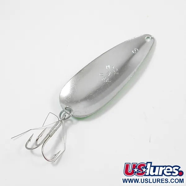 Worth Chippewa, зелений/чорний/нікель, 14 г, блесна коливалка (колебалка) #2035