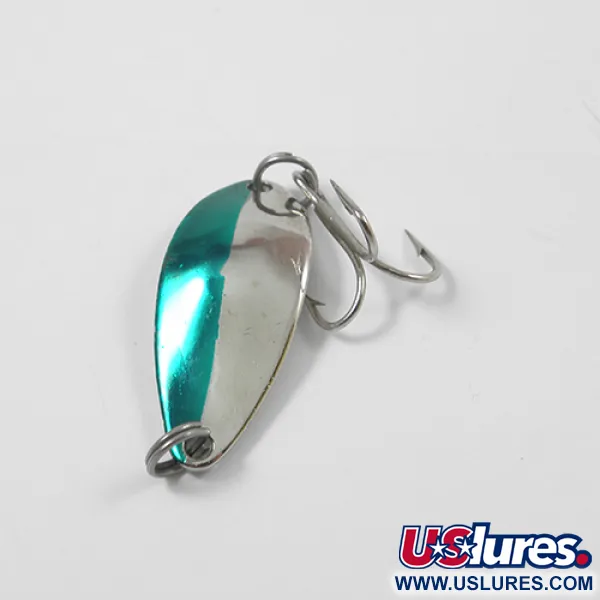 Seneca Little Cleo, нікель/зелений, 4 г, блесна коливалка (колебалка) #2036