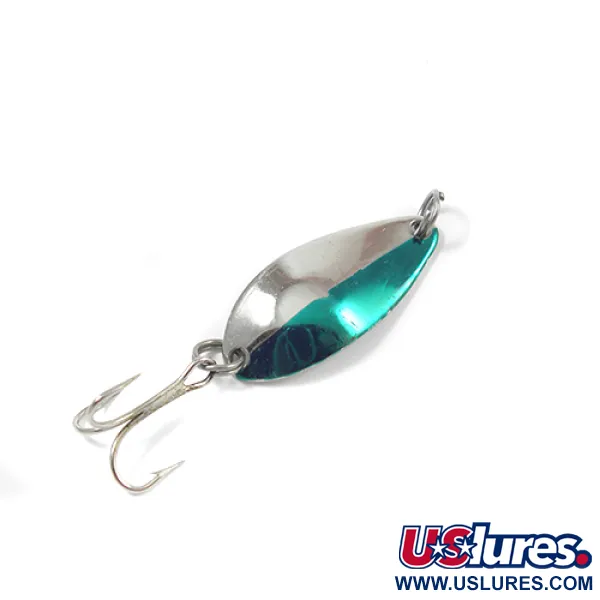 Seneca Little Cleo, нікель/зелений, 4 г, блесна коливалка (колебалка) #2036