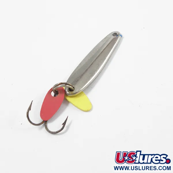 Bay de Noc Swedish Pimple, нікель/зелений, 2 г, блесна коливалка (колебалка) #2039