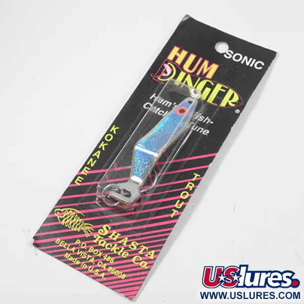 Shasta Humdinger, нікель/синій, 14 г, блесна коливалка (колебалка) #2049