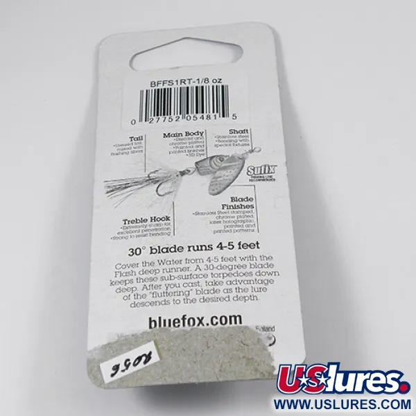  Blue Fox Flash Deep Runner, райдужний, 4 г, блешня оберталка (вертушка) #2056