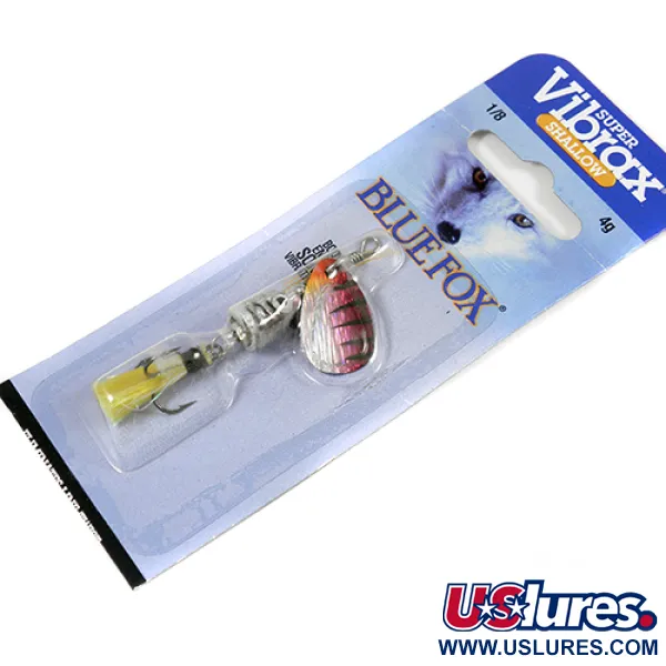  Blue Fox Vibrax Shallow, райдужний, 4 г, блесна коливалка (колебалка) #2057