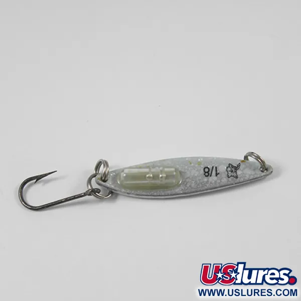  Blue Fox Rattle Flash Jiggin' Spoon, Сніжний перламутр, 4 г, блесна коливалка (колебалка) #2059