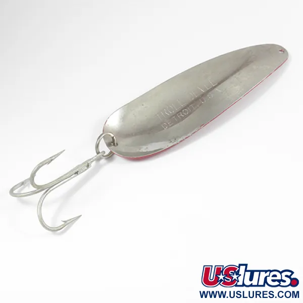 Eppinger Dardevle Trolldevle, червоний/білий/нікель, 40 г, блесна коливалка (колебалка) #2060