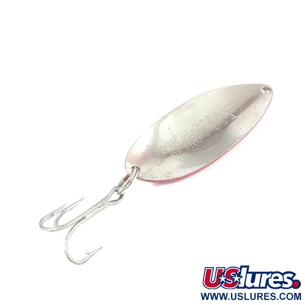 Eppinger Dardevle Devle-Dog 5500, червоний/білий/нікель, 21 г, блесна коливалка (колебалка) #2063