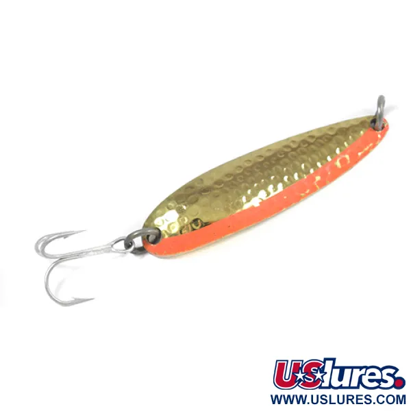 Luhr Jensen Krocodile DIE #4, Карбоване золото/помаранчевий, 17 г, блесна коливалка (колебалка) #2085