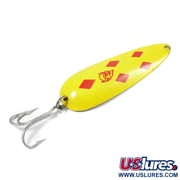 Eppinger Dardevle, Five of diamonds (червоний/жовтий/латунь), 28 г, блесна коливалка (колебалка) #2087