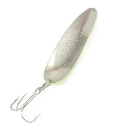 Eppinger Dardevle Cop-E-Cat 7400, жовтий/зелений/нікель, 14 г, блесна коливалка (колебалка) #2094