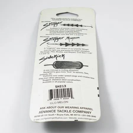 Michigan Stinger (світиться в темряві), райдужна форель glow світиться в темряві, 12 г, блесна коливалка (колебалка) #2106