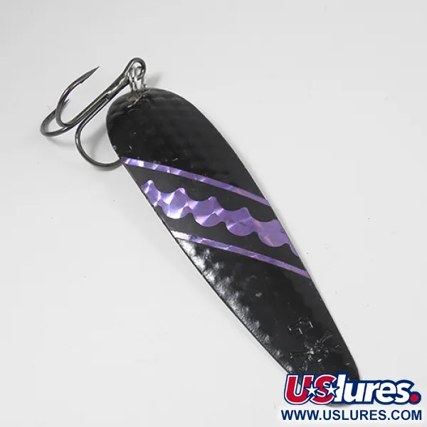  Calcutta 55, чорний/білий/фіолетовий, 12 г, блесна коливалка (колебалка) #2125