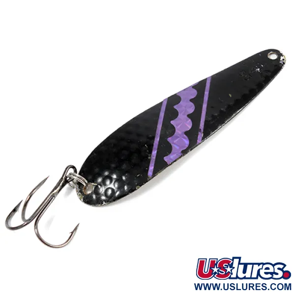  Calcutta 55, чорний/білий/фіолетовий, 12 г, блесна коливалка (колебалка) #2125