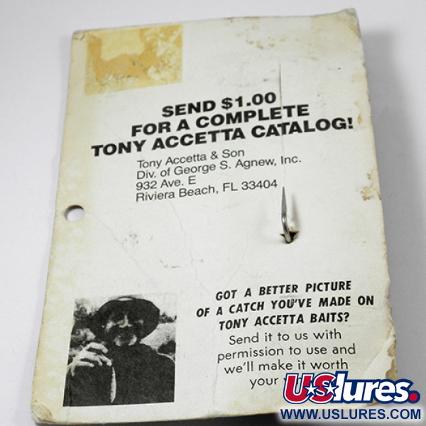  Tony Acсetta Pet Spoon 14, нікель, 7 г, блесна коливалка (колебалка) #2144