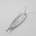  Незачіпляйка Johnson Silver Minnow, срібло (покриття сріблом), 12 г, блесна коливалка (колебалка) #2149