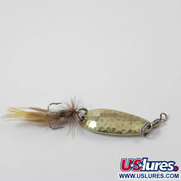 Luhr Jensen Krocodile, Карбована латунь, 9 г, блесна коливалка (колебалка) #2155