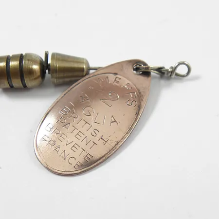 Mepps Aglia 2, мідь, 4,5 г, блешня оберталка (вертушка) #2158