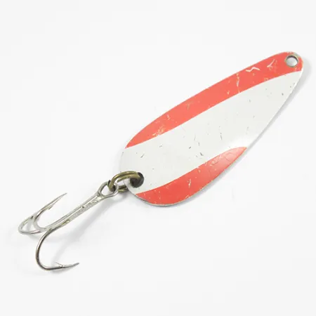 Nebco FlashBait 266, червоний/білий/нікель, 10 г, блесна коливалка (колебалка) #2182