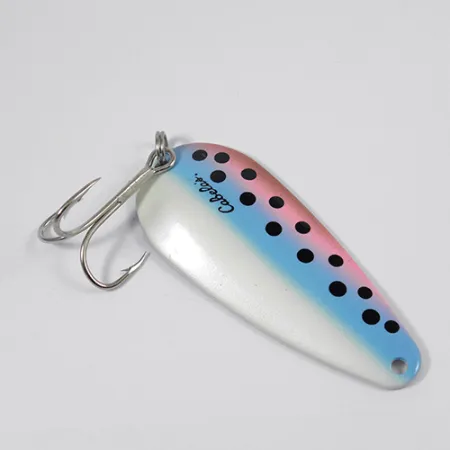 Cabela's, райдужна форель/нікель, 19 г, блесна коливалка (колебалка) #2186