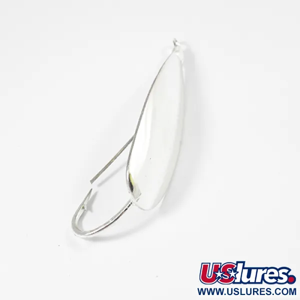  Johnson Silver Minnow, срібло (покриття справжнім сріблом), 17 г, блесна коливалка (колебалка) #2201