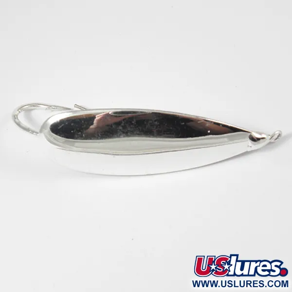  Johnson Silver Minnow, срібло (покриття справжнім сріблом), 17 г, блесна коливалка (колебалка) #2201