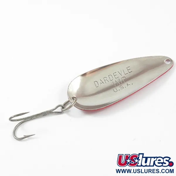 Eppinger Dardevle Imp, червоний/білий/нікель, 11 г, блесна коливалка (колебалка) #2264